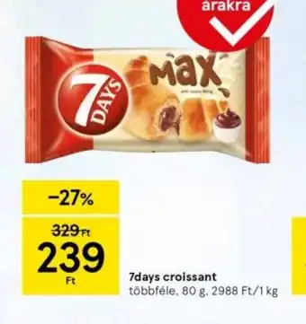 Tesco 7Days croissant ajánlat