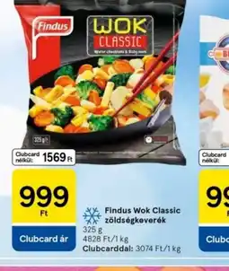 Tesco Findus Wok Classic zöldségkeverék ajánlat