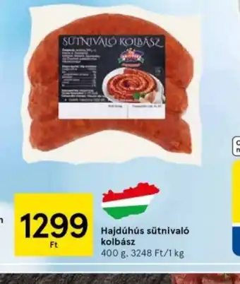 Tesco Hajdúhús sütnival kolbász ajánlat