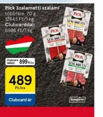 Tesco Pick Scalarmeti szalámi ajánlat