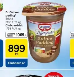 Tesco Dr. Oetker Pudding ajánlat