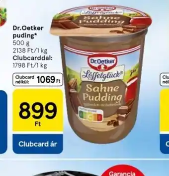 Tesco Dr. Oetker Pudding ajánlat