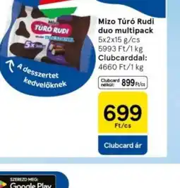 Tesco Mizo Túr Rudi Duo Multipack ajánlat