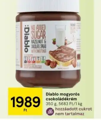 Tesco Diablo mogyors csokoládékrém ajánlat