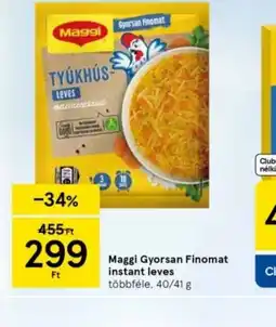 Tesco Maggi Gyorsan Finomat Instant leves ajánlat