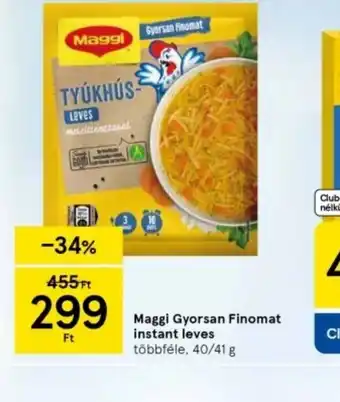 Tesco Maggi Gyorsan Finomat Instant leves ajánlat