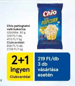 Tesco Chio pattogatni val kukorica ajánlat