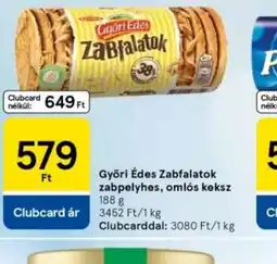 Tesco Győri Édes Zabfalatok ajánlat