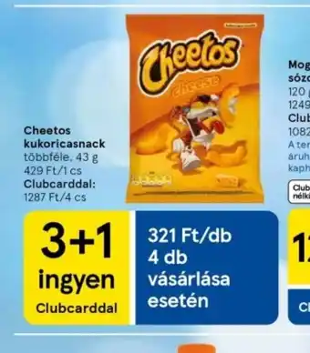 Tesco Cheetos kukoricasnack ajánlat