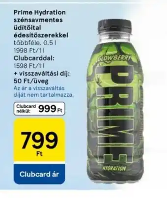 Tesco Prime Hydration szénsavmentes ajánlat