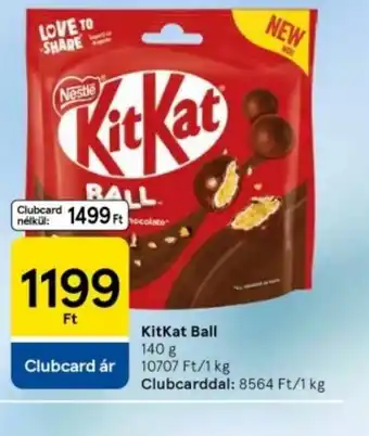 Tesco KitKat Ball ajánlat