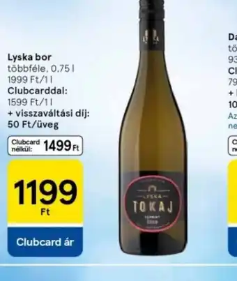 Tesco Lyska bor ajánlat