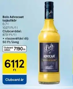 Tesco Bols Advocaat tojáslikőr ajánlat