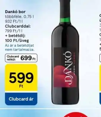 Tesco Dank bor ajánlat