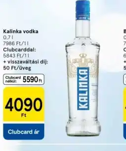 Tesco Kalinka vodka ajánlat