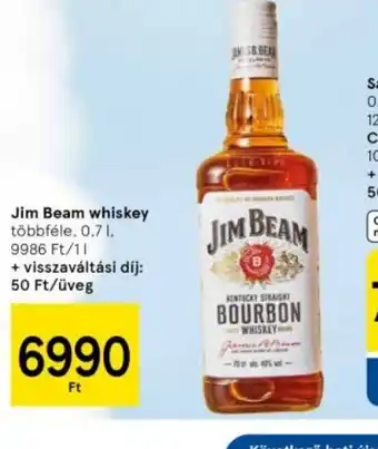 Tesco Jim Beam Whiskey ajánlat