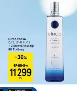 Tesco Ciroc Vodka ajánlat