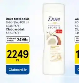 Tesco Dove testápolás ajánlat