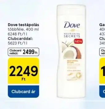 Tesco Dove testápolás ajánlat