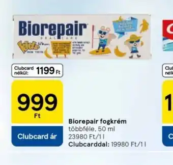 Tesco Biorepair fogkrém ajánlat