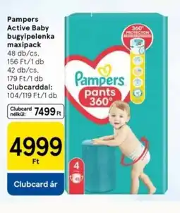 Tesco Pampers Active Baby bugyipelenka ajánlat