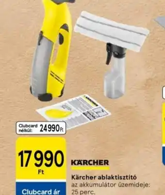 Tesco Karcher ablaktíztít ajánlat