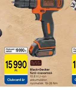 Tesco Black+Decker fúr-csavaroz ajánlat