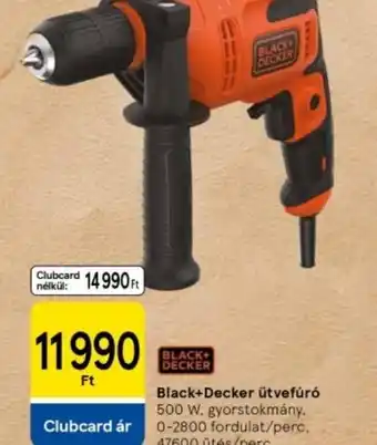 Tesco Black+Decker Ütvefúr ajánlat