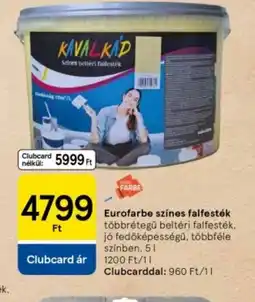 Tesco KavalKád Eurofarbe színes falfesték ajánlat