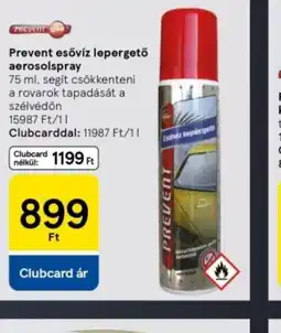 Tesco Prevent esővíz lepergető aeroszol spray ajánlat