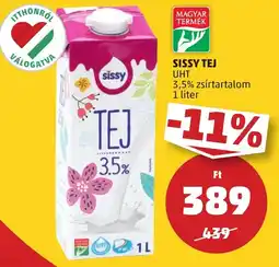 PENNY Sissy tej 3,5% ajánlat