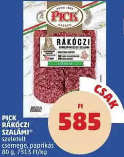 PENNY Pick Rákóczi szalámi ajánlat