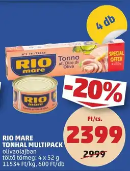 PENNY Rio Mare tonhal multipack ajánlat