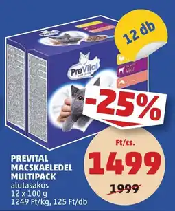 PENNY PreVital Macskaeledel multipack ajánlat