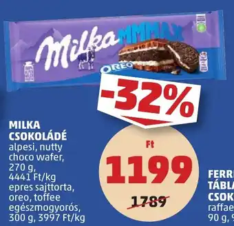 PENNY Milka csokoládé ajánlat