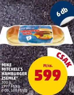 PENNY Mike Mitchell's hamburger zsemle ajánlat