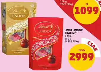 PENNY Lindt Lindor praliné ajánlat