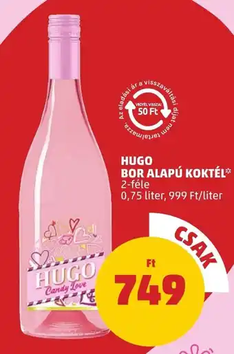 PENNY Hugo BOR alapú koktél ajánlat