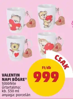 PENNY Valentin napi bögre ajánlat