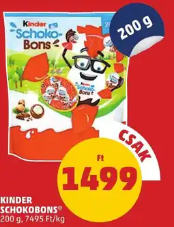 PENNY Kinder schokobons ajánlat