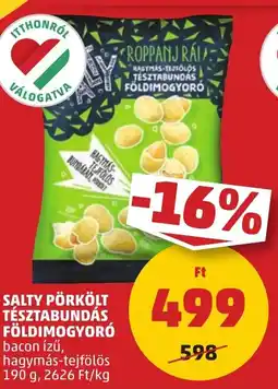 PENNY Salty pörkölt tésztabundás földimogyoró ajánlat