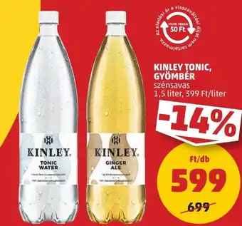 PENNY Kinley tonic, gyömbér ajánlat