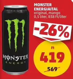 PENNY Monster Energiaital ajánlat