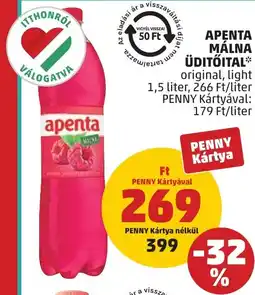 PENNY Apenta málna üditőital ajánlat