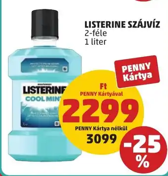 PENNY Listerine szájvíz ajánlat