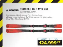 Hervis Atomic Redster cs + m10 gw síléc kötéssel ajánlat