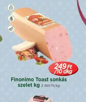 Real Finonimio Toast sonkás szelet ajánlat