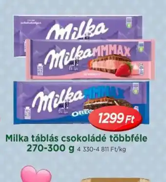 Real Milka táblás csokoládé ajánlat