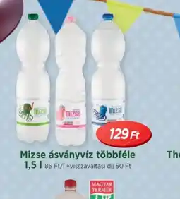 Real Mizse ásványvíz többfele ajánlat