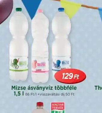 Real Mizse ásványvíz többfele ajánlat